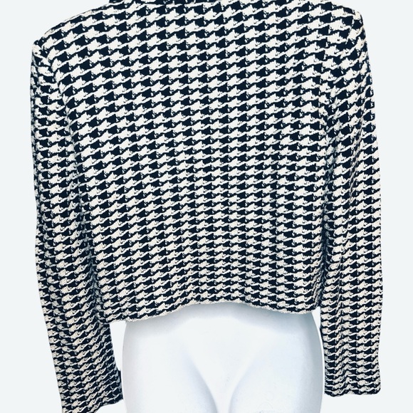 ST. John Kints Houndstooth Tweed Jacket Blazer - Picture 4 of 12